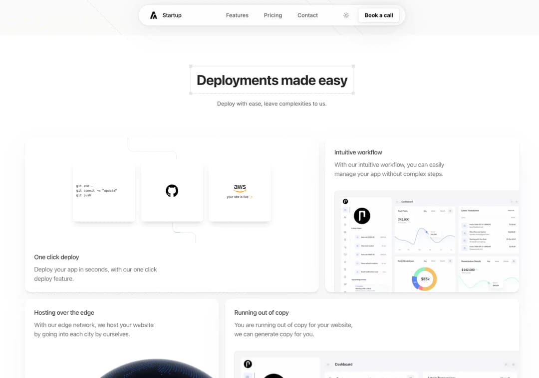 feature template